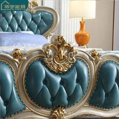 turquie bleu cuir meubles chambre adulte